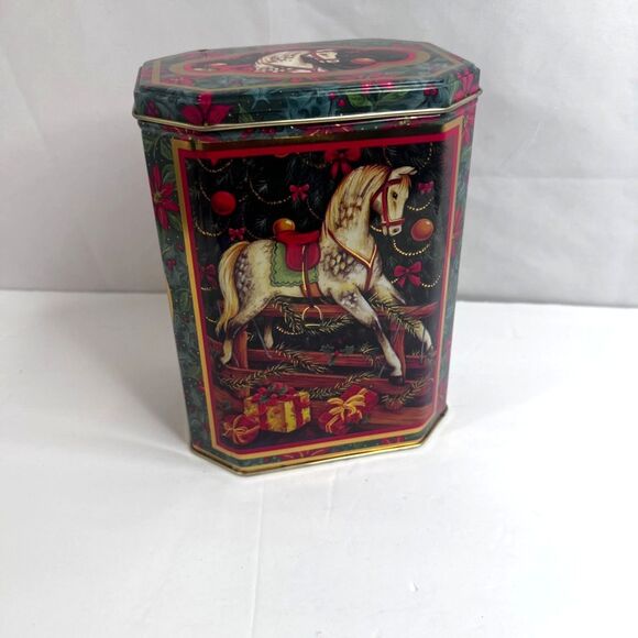 Raphael Tuck & Sons VTG Christmas Cards in Metal Tin w/ Envelopes Holiday - Picture 3 of 12